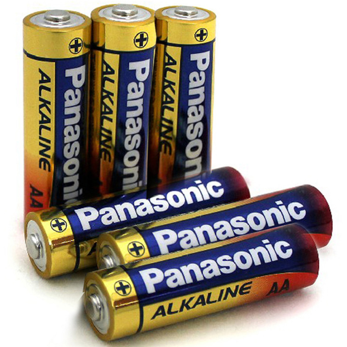 松下（Panasonic）5号五号AA碱性干电池6节1.5V适用于遥控器玩具话筒LR6BCH/6B 6节