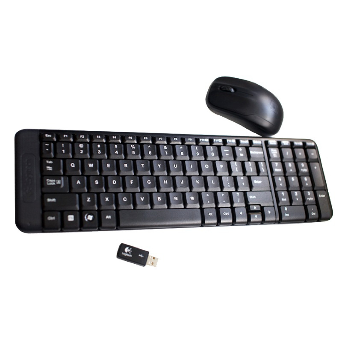 罗技（Logitech）MK220无线键鼠套装 键盘鼠标 黑色  带无线2.4G接收器