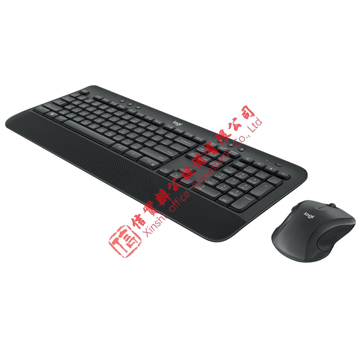罗技（Logitech）MK545无线键鼠套装 键盘鼠标 全尺寸 黑色 带无线2.4G接收器