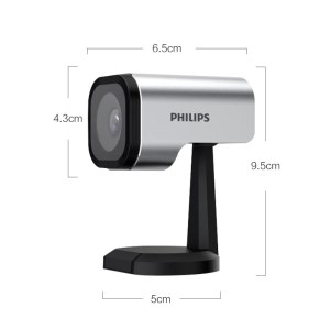 飞利浦PHILIPS 高清电脑摄像头 视频会议 2K视频通话 自动对焦超广角 内置降噪麦克风 USB即插即用PSE0520