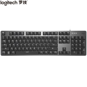 罗技（Logitech）K845 机械键盘 有线键盘 104键 全尺寸 单光 黑色 TTC轴 红轴
