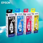 爱普生（EPSON） T6721原装墨水L221/L363/L351/L565/L455 墨仓式打印机墨水T672系列四色套装