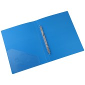 齐心(Comix) A300文件夹/资料夹/A4单弹簧夹 蓝色