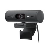 罗技（Logitech） Brio 500高清广角网络摄像头 直播摄像头 会议电脑摄像头家用带麦克风