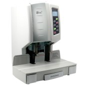 银佳YJZ-80财务凭证装订机 自动打孔机 液晶显示会计文件热熔胶管装订机