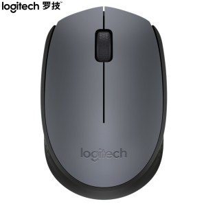 罗技（Logitech）M170鼠标 无线鼠标  灰色 带无线2.4G接收器