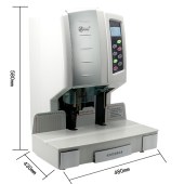 银佳YJZ-58 财务凭证装订机 全自动打孔机 液晶显示文件档案热熔铆管装订机