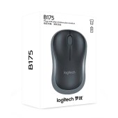 罗技（Logitech）B175企业版 鼠标 无线鼠标  黑色  带无线2.4G接收器