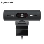 罗技（Logitech） Brio 500高清广角网络摄像头 直播摄像头 会议电脑摄像头家用带麦克风