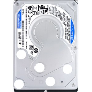 西部数据（WD）笔记本电脑机械硬盘Blue蓝盘 5400转 128MB SATA 4TB