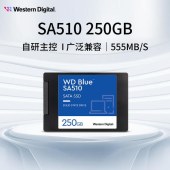 西部数据（WD) 250GB SSD固态硬盘 SATA Blue系列蓝盘 SA510