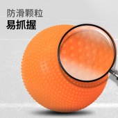 得力(deli)中考实心球2KG 中小学生比赛训练专用橙色 FT300-1