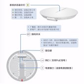 新华三（H3C）BA3000C 无线吸顶AP双频3000M千兆室内全屋WiFi接入点 5G高速 WiFi6无线吸顶AP