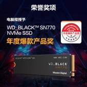 西部数据（Western Digital）500G SSD固态硬盘 M.2接口(PCIe 4.0 x4)WD_BLACK SN770 NVMe SSD