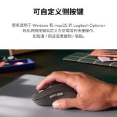 罗技（Logitech）M750L 大手版鼠标 无线鼠标