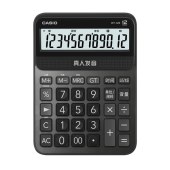 卡西欧（CASIO）DY-120-BK 商务办公用会计财务计算机语音计算器-中号-琉璃黑