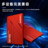 联想（Lenovo) 480GB SSD固态硬盘 2.5英寸SATA3.0 读560MB/s 台式机/笔记本通用 SL700红盘