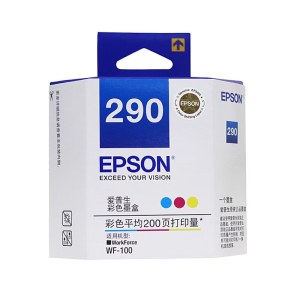 爱普生(Epson) T290彩色墨盒  适用WF-100/WF-110机型 打印量约200页