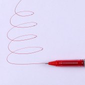 晨光（M&G） 文具0.5mm中性笔全针管考试签字笔学生水笔12支装 AGPB4501 红色 0.5mm