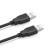 USB数据连接线公对公usb2.0 双头移动硬盘盒高速传输连接线 笔记本接散热器机顶盒 3米
