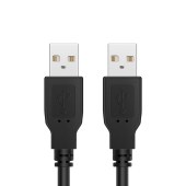 USB数据连接线公对公usb2.0 双头移动硬盘盒高速传输连接线 笔记本接散热器机顶盒 3米