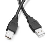 USB数据连接线公对公usb2.0 双头移动硬盘盒高速传输连接线 笔记本接散热器机顶盒 3米