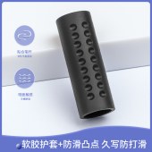 得力(deli)6600ES经典办公子弹头中性笔 水笔签字笔黑色0.5mm（单支）