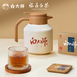 白大师白茶方片壶套装